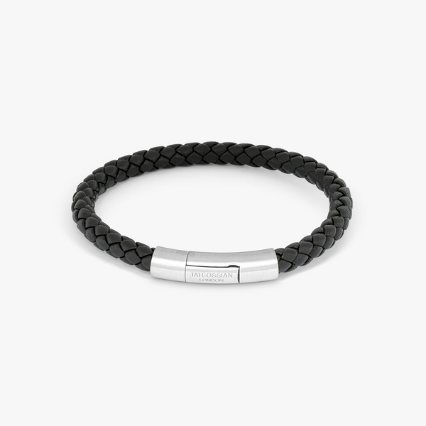Chalif bracelet in woven gold and grey steel with 18k gold – Tateossian USA