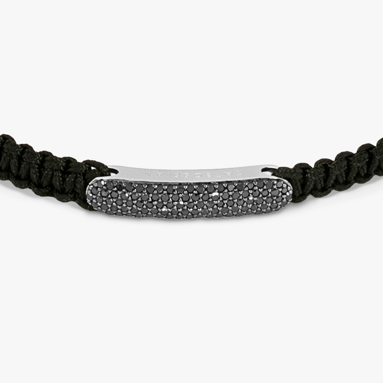 Black Onyx 3.36ct Pave Diamond Bead Macrame Bracelet 925 Sterling Silver  Jewelry – Wholesale Gemstone Jewelry and Designer Jewelry Manufacturer –  Gemco Designs