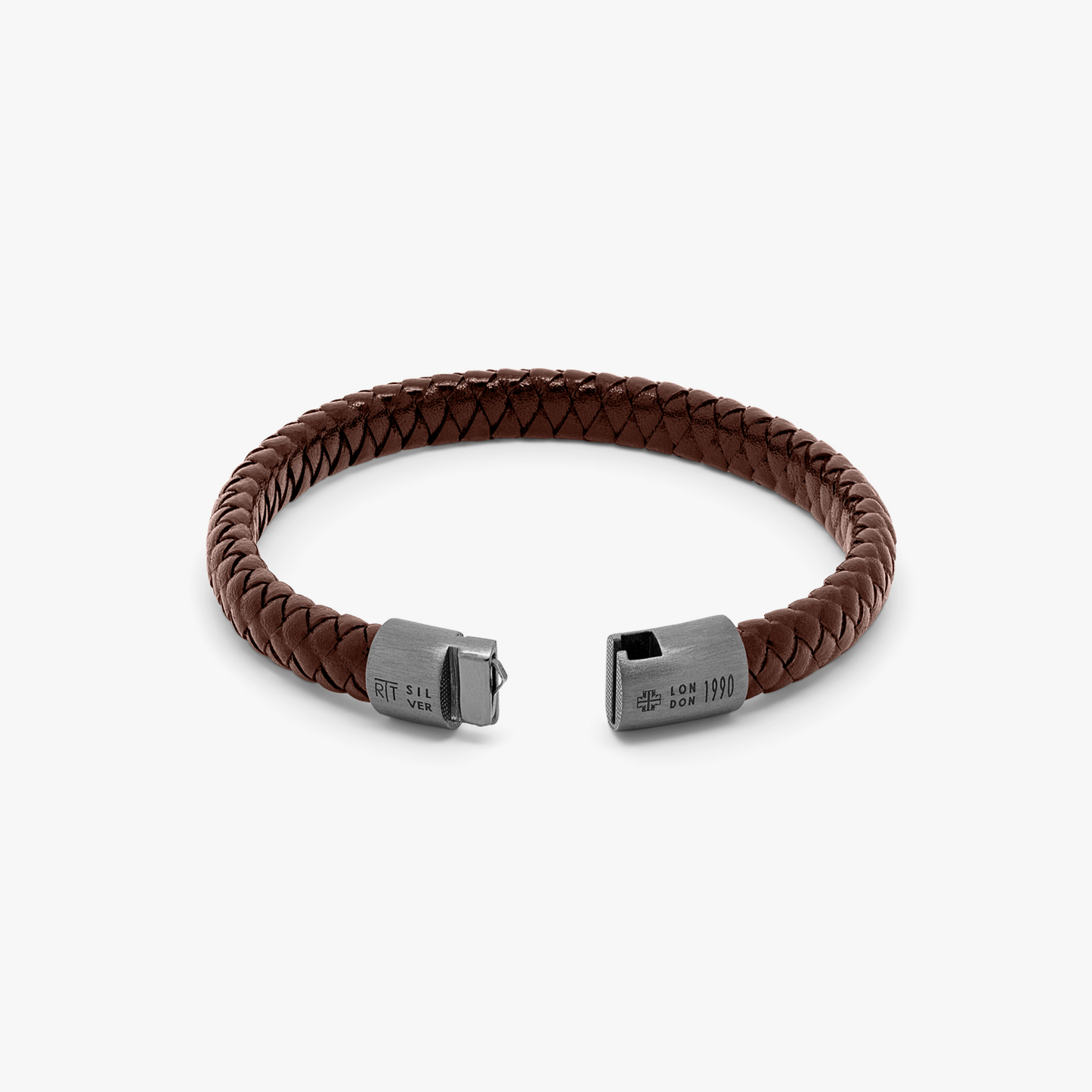 Cobra Sontuoso Leather Bracelet In Brown