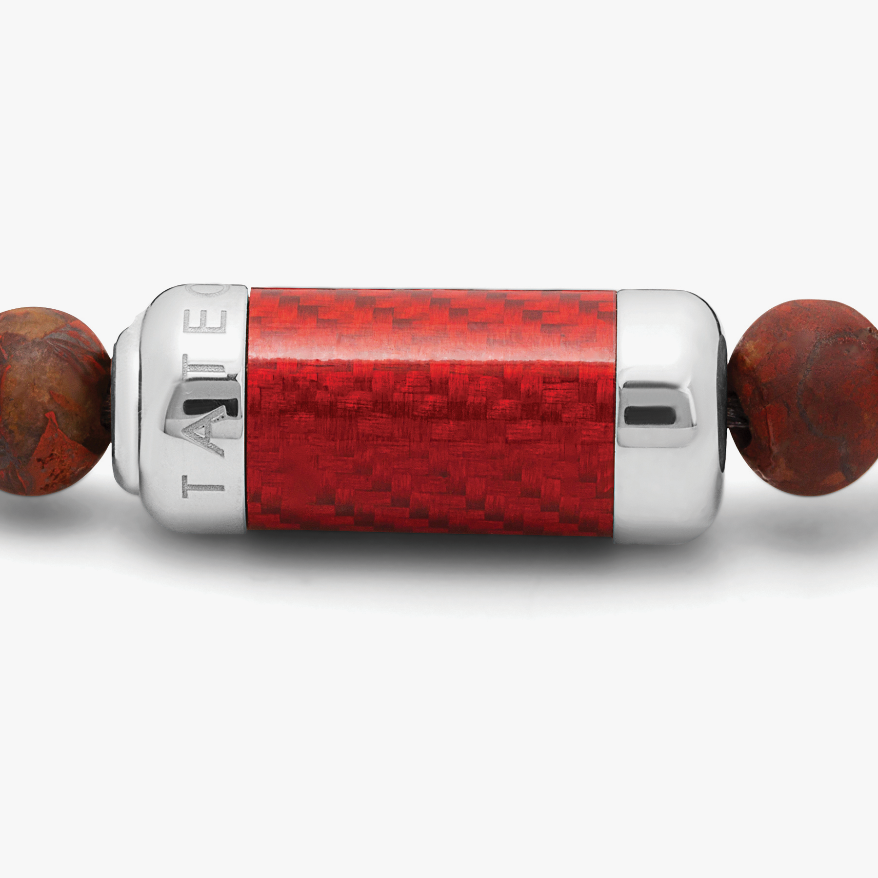 Red Sterling Silver Montecarlo Semi Precious Bracelet