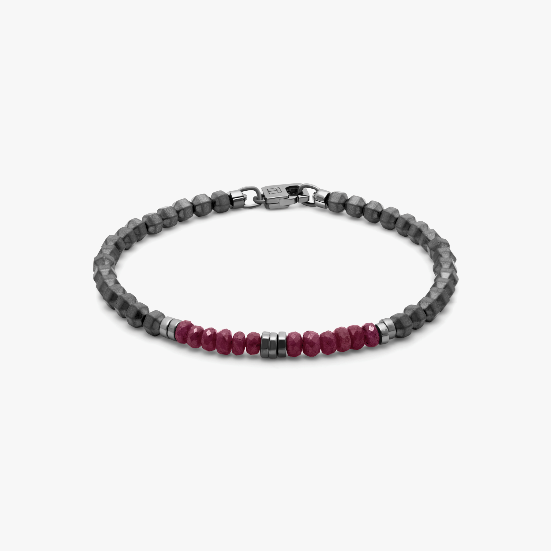 Matte Ruby Bead Bracelet | Mejia Jewelry