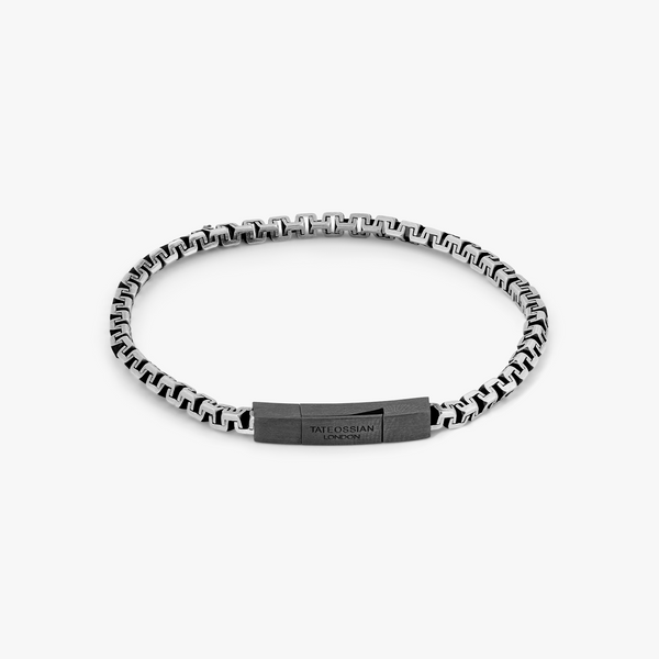 Tateossian Mens Bracelet, #BL4307 - Electric Silver – Harling's Jewellers