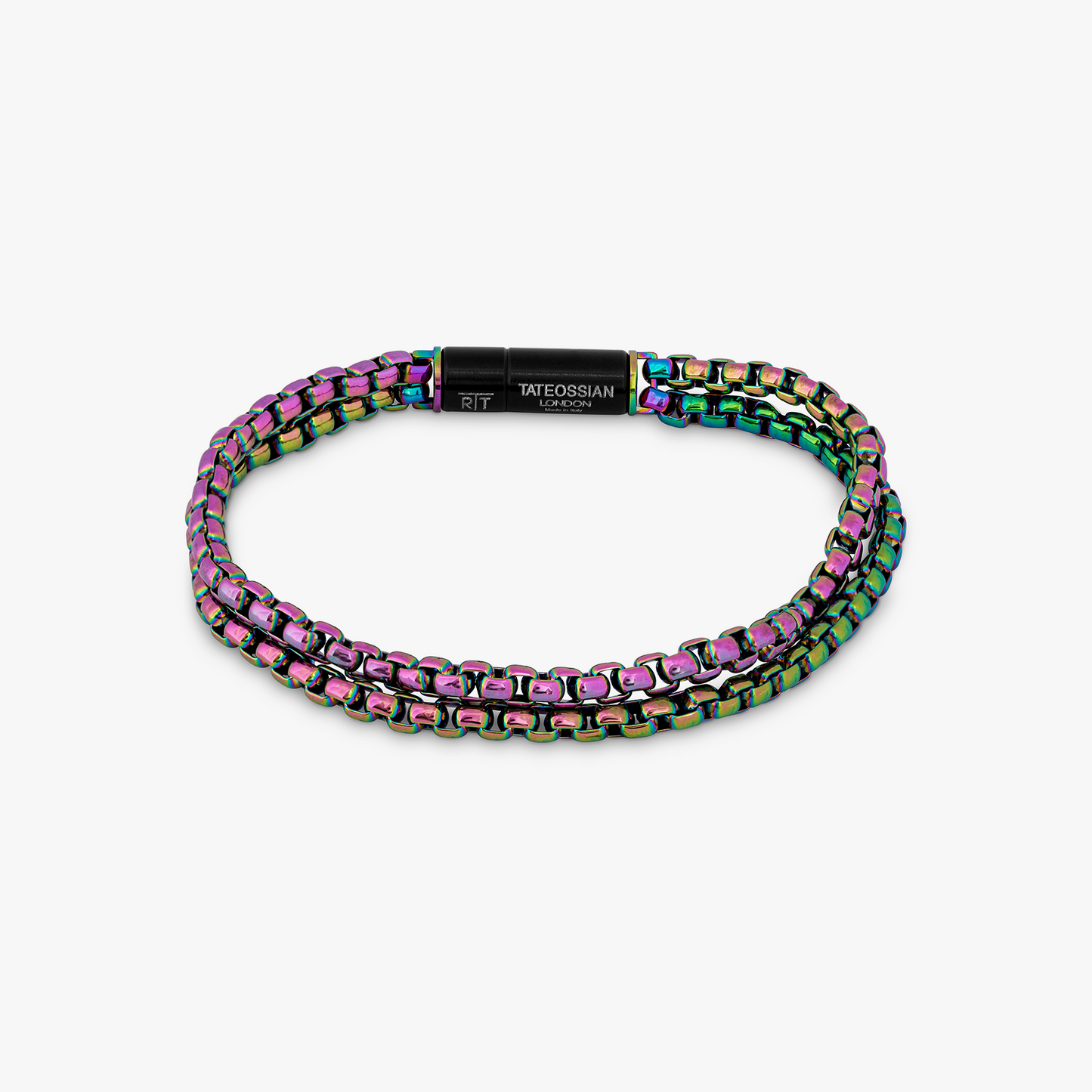 Iridescent Pop Elements Bracelet In Stainless Steel / Multi-Colour