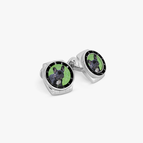 Rollo Picture Frame Cufflinks In Stainless Steel