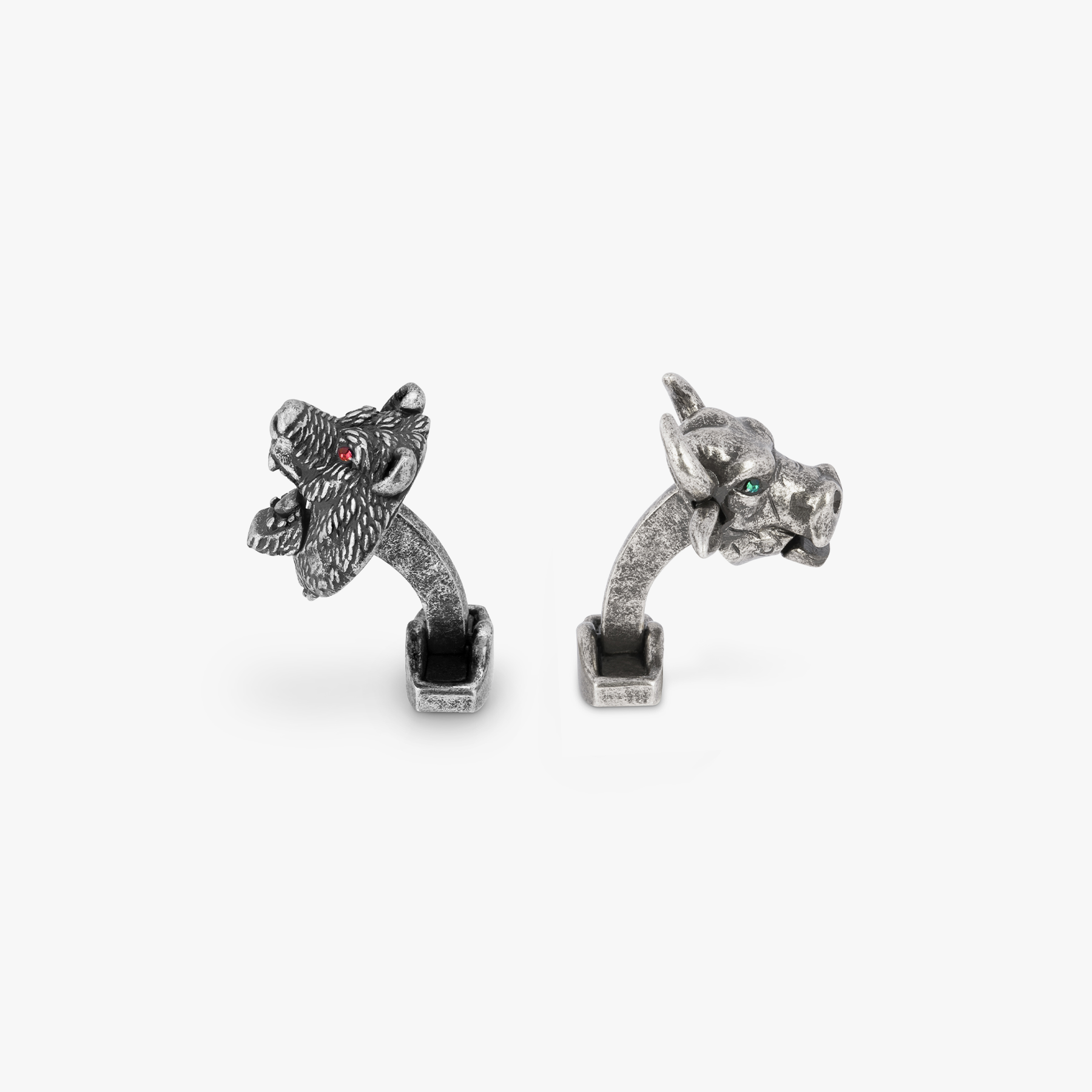 Yellow plated Bullseye cufflinks with onyx – Tateossian USA