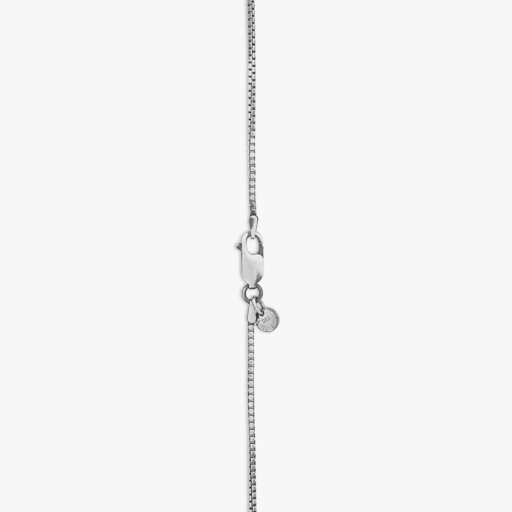Diamond Cross Necklace In Black Rhodium Plated Silver