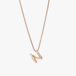 ZAHA HADID DESIGN Rose gold plated sterling silver Apex necklace