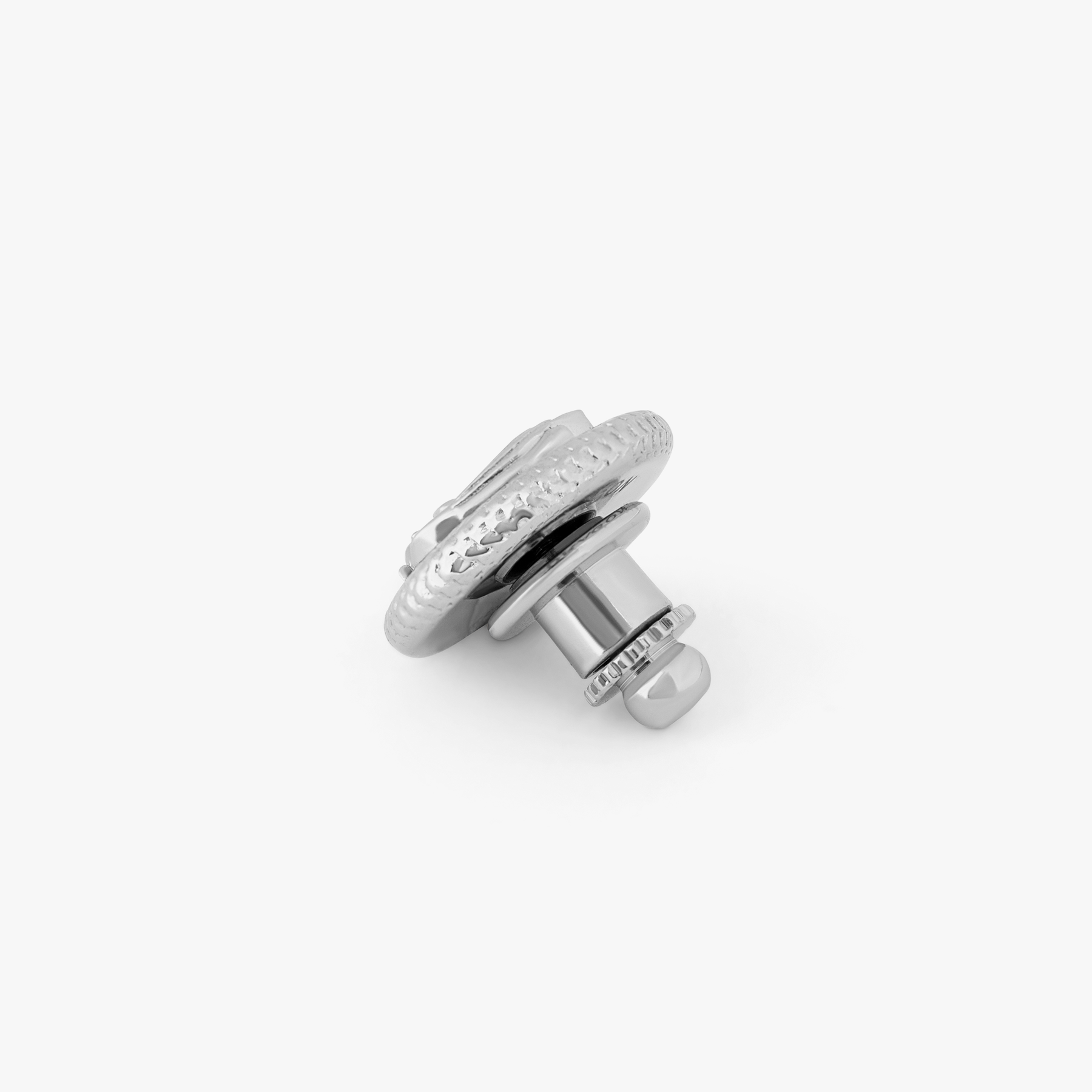 Sleeping Dragon Pin In Palladium Plated