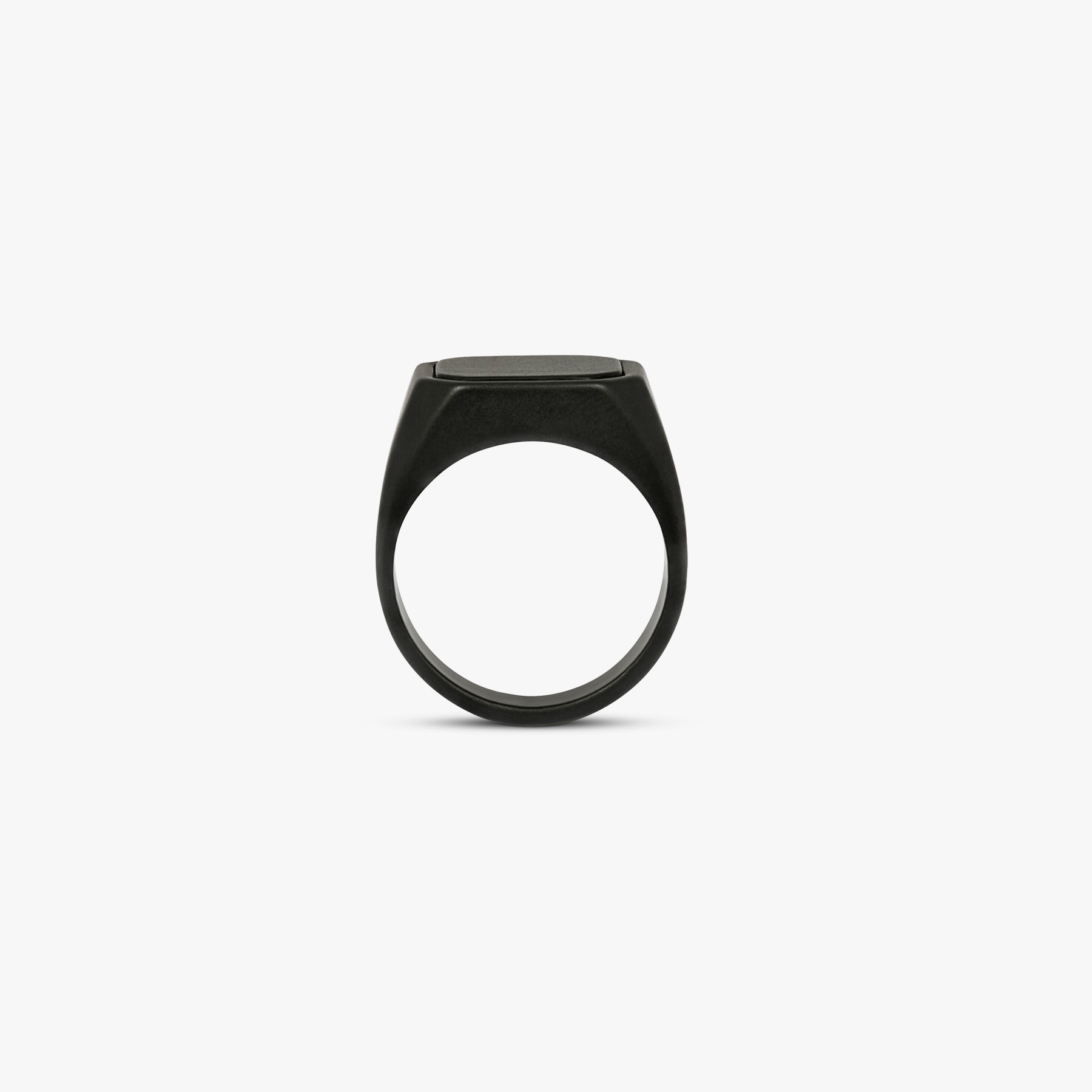 Heavy Roman Set Signet Ring - Onyx – k.fines jewellery