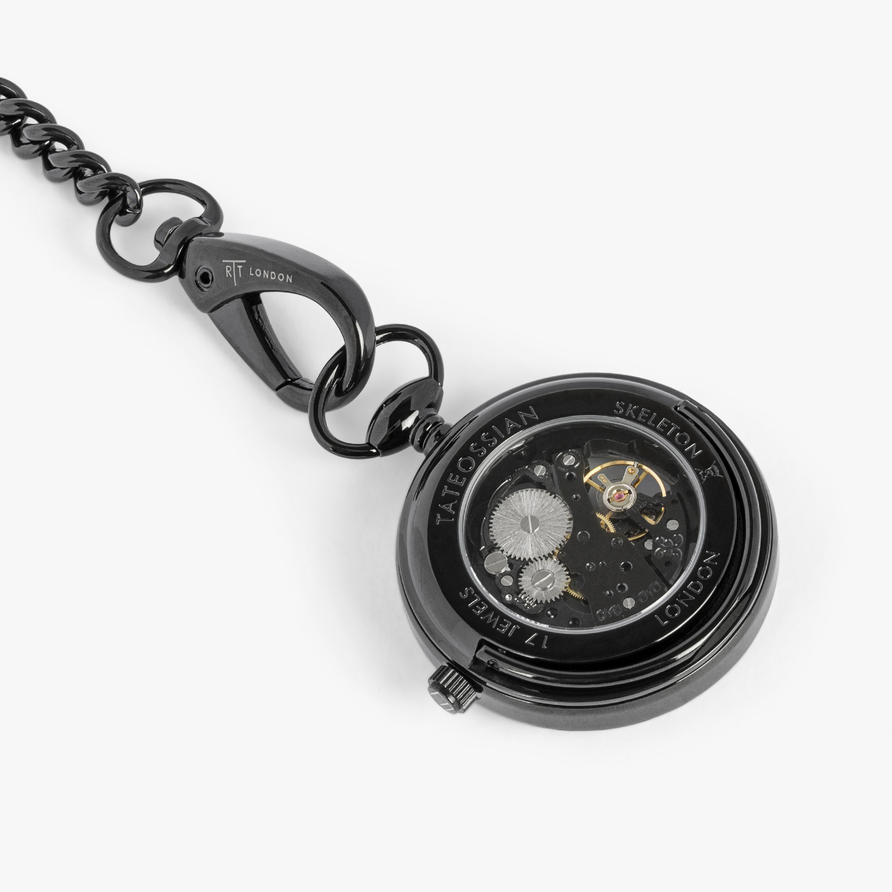 Pocket Watch in Black Tateossian London