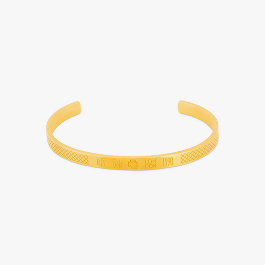 Yellow Gold Plated Hallmark Bangle Nuovo- Eco Friendly