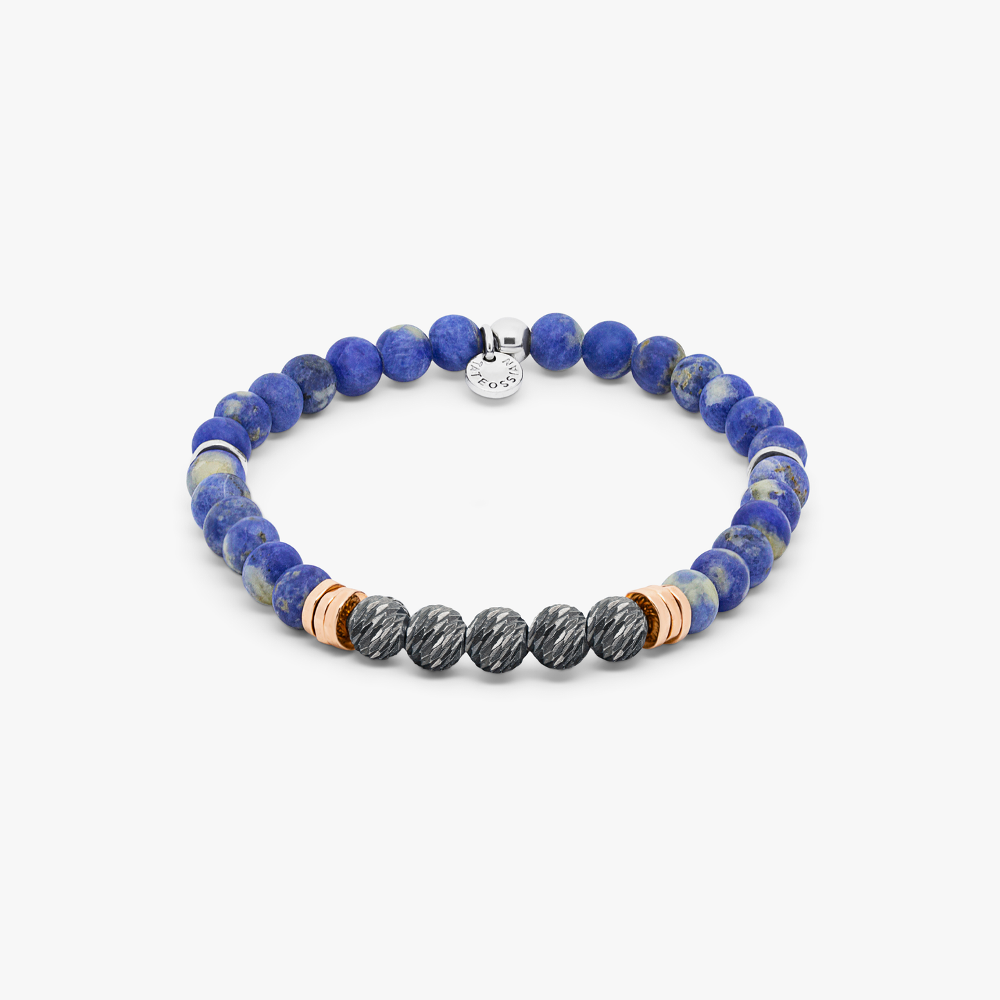 Stonehenge Graffiato Beaded Bracelet With Blue Sodalite