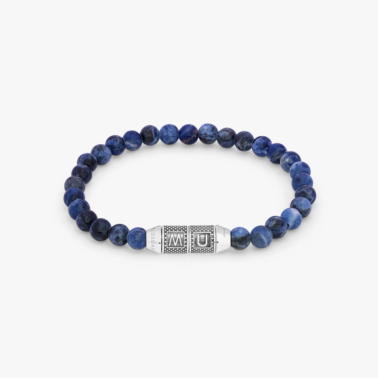 Lucky Me Beaded Bracelet With Blue Sodalite