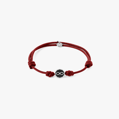 Talisman Cord bracelet in red