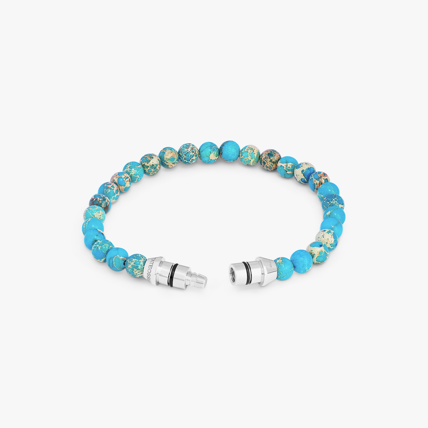 Lucky Me Beaded Bracelet With Blue Jasper