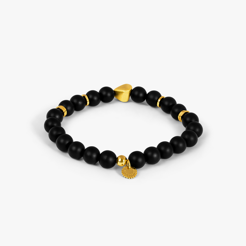 Nugget Bracelet in 18K Yellow Gold Pladed Silver