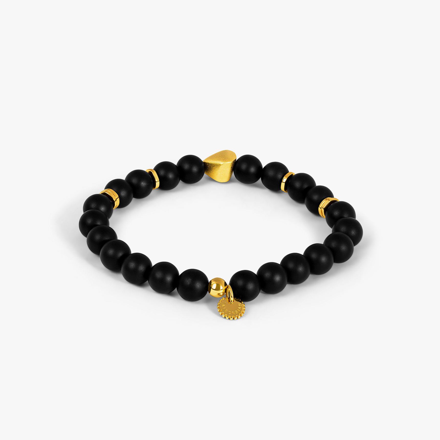 Nugget Bracelet in 18K Yellow Gold Pladed Silver
