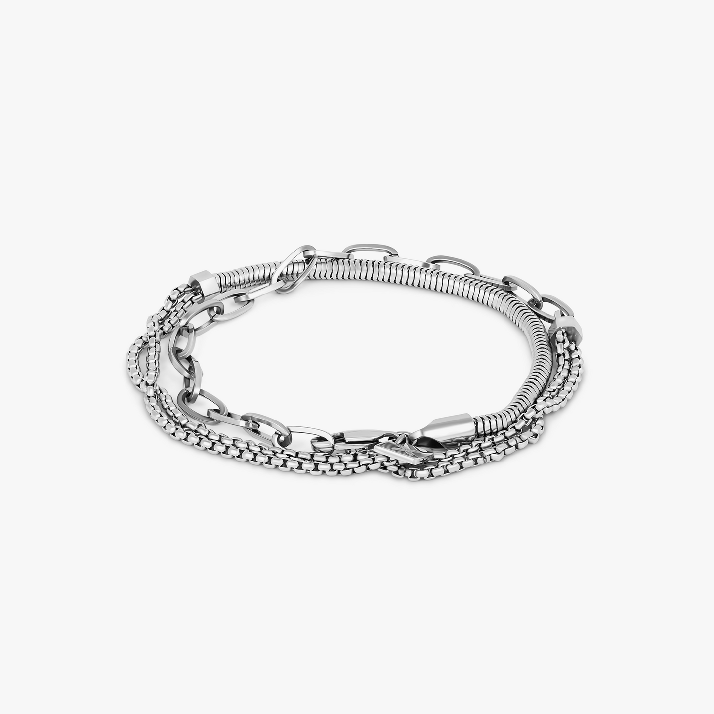 THOMPSON Catena Serpiente Chain Bracelet In Stainless Steel