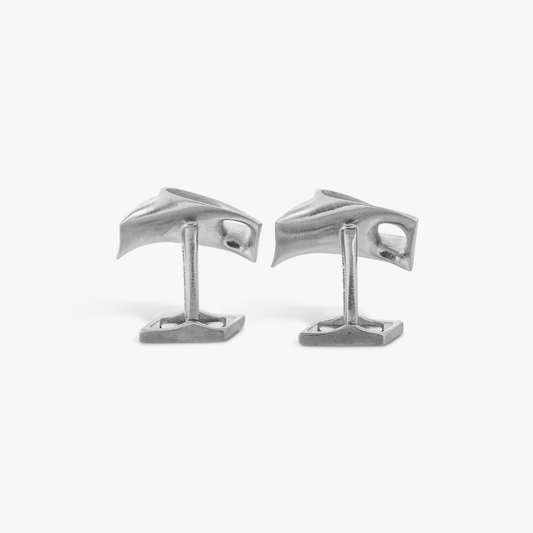 Tateossian x Zaha Hadid Palladium-Plated Tyne Cufflinks