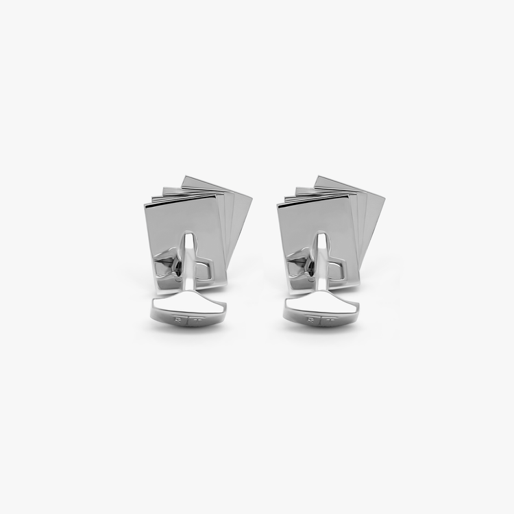 Playing Card Cufflinks in Palladium Plated – Tateossian London