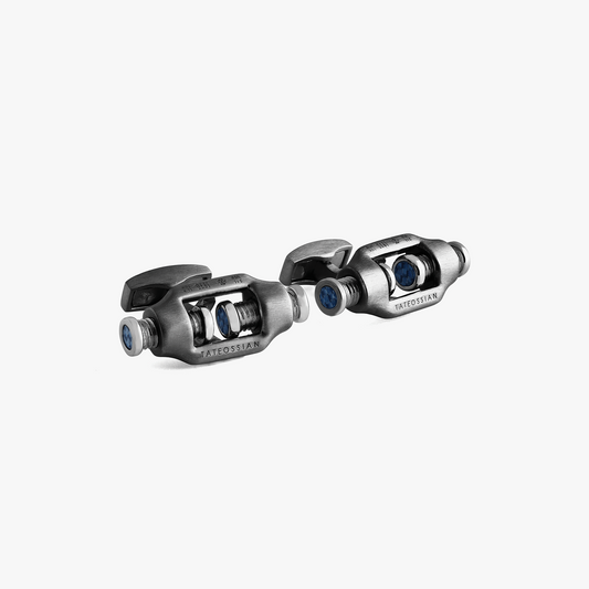 Double Bolt Silver Cufflinks