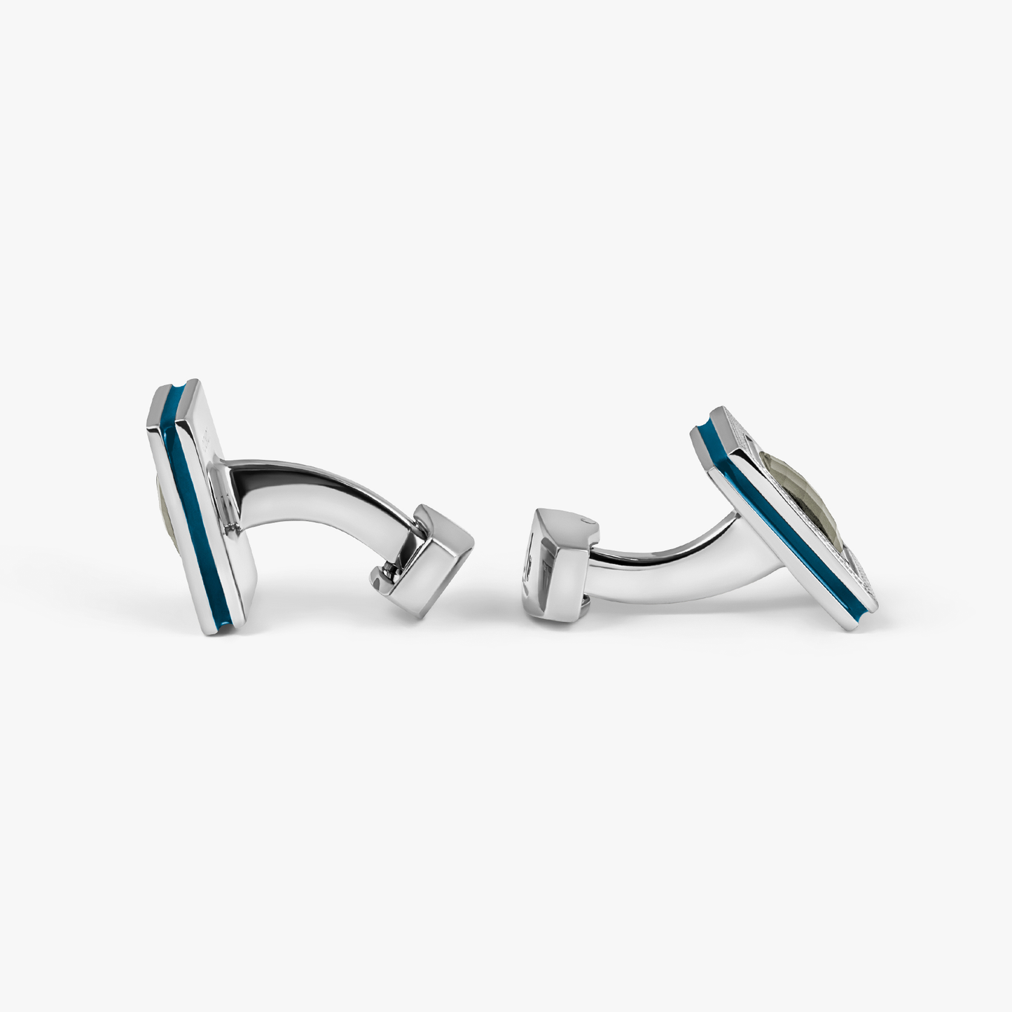 Quadrato SW Cufflinks With Grey SWAROVSKI ELEMENTS & Rhodium Plated (Limited Edition)