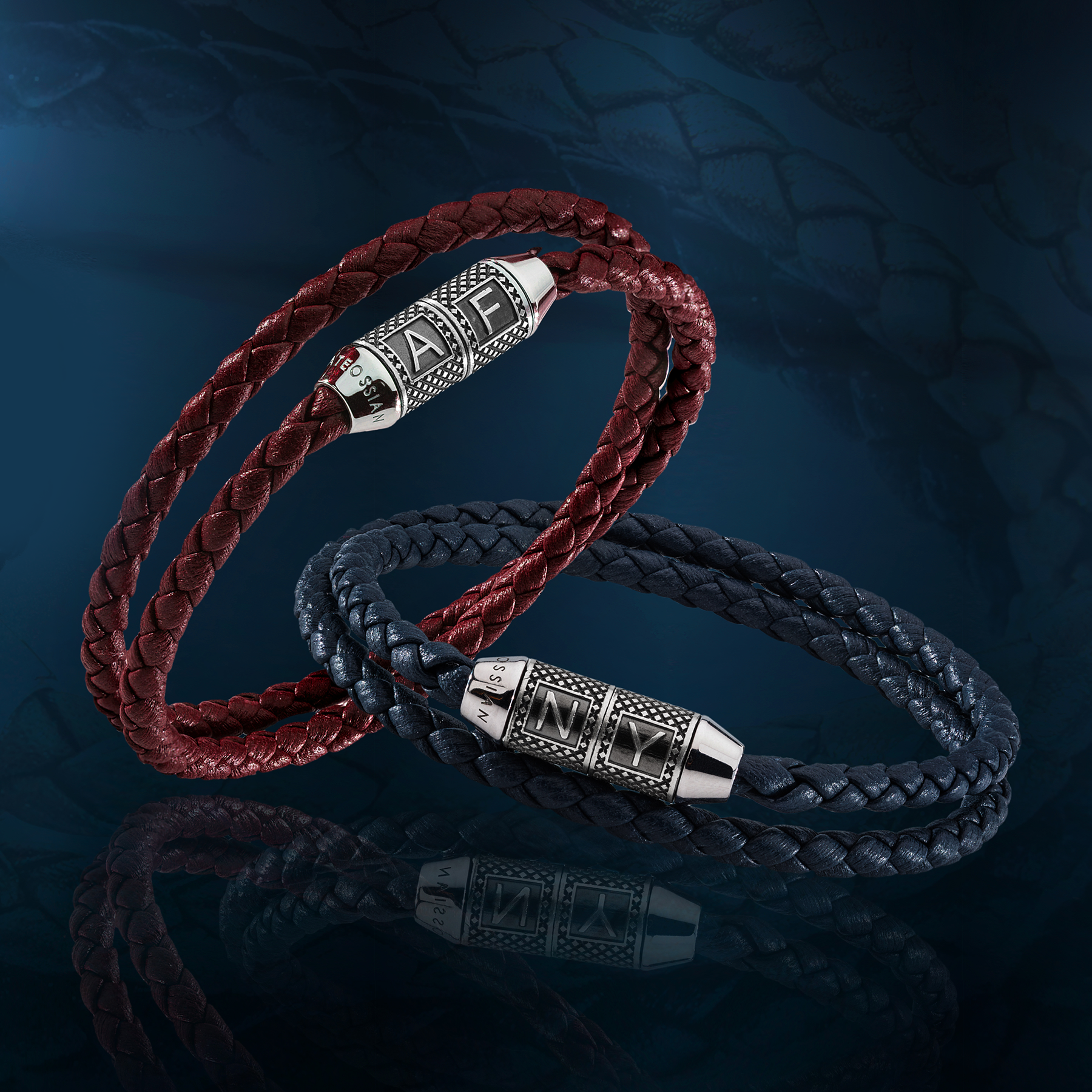 Lucky Me Initial D Charm In Black Rhodium Plated Silver