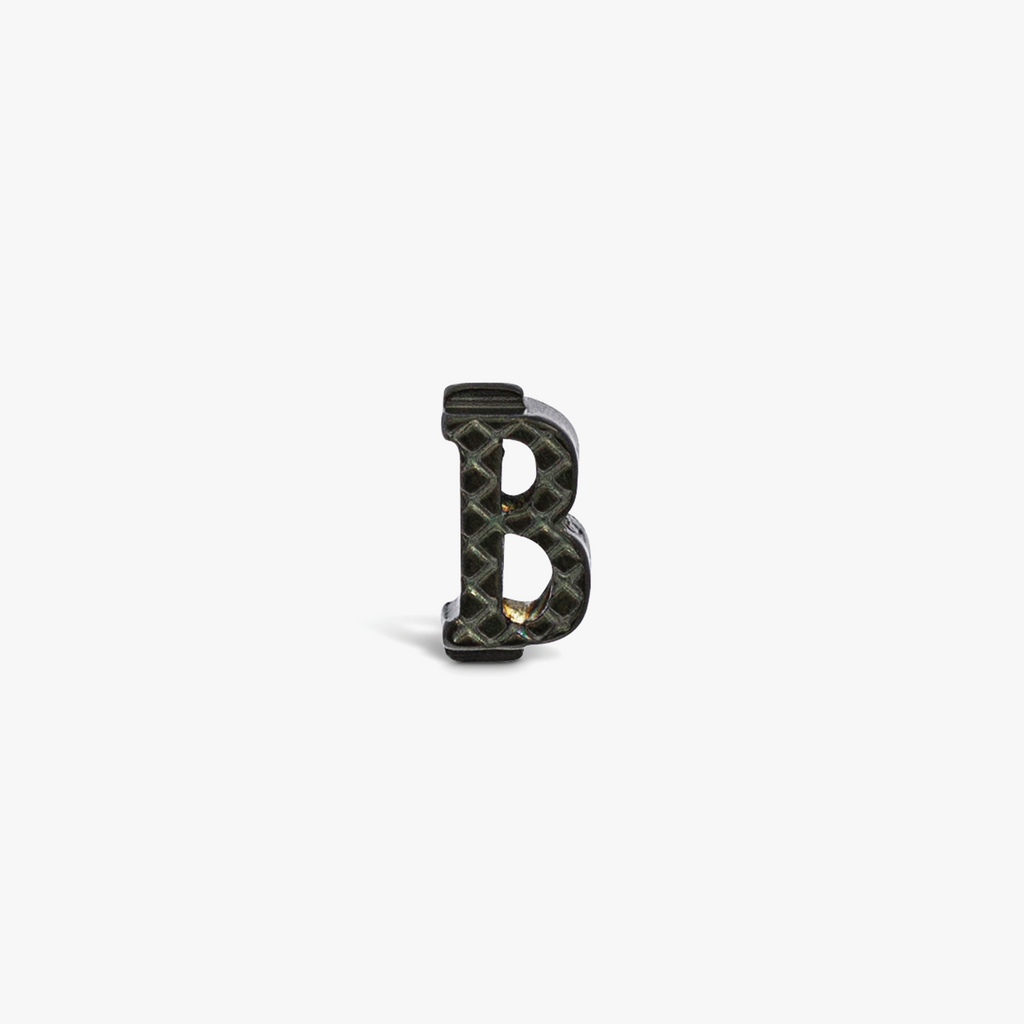 Letter B Grapheme Charm